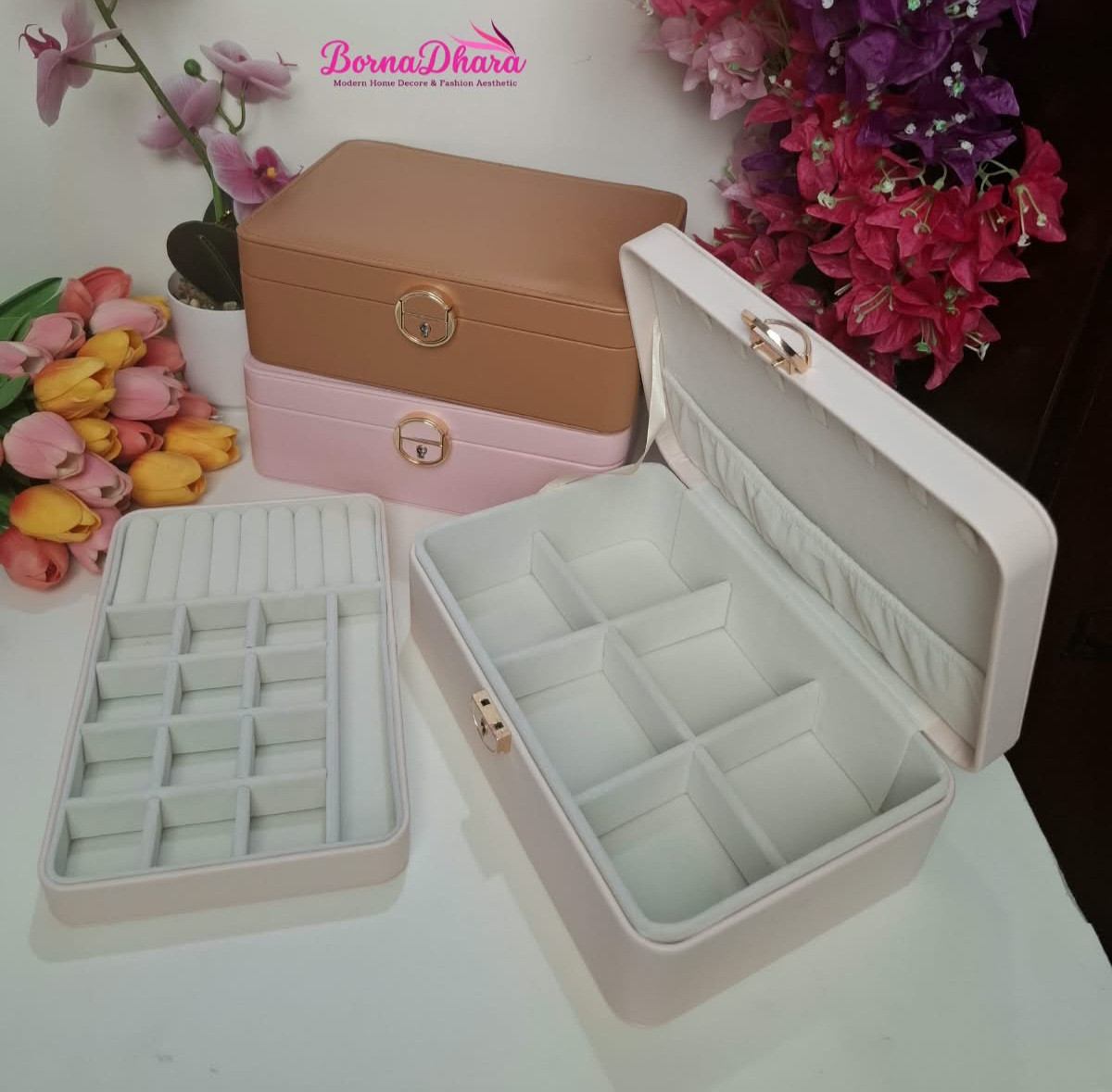 Lather Jewelry Organizer