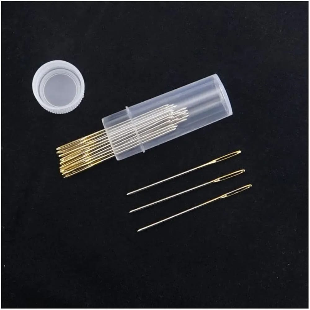 Gold-Eye Blunt Cross Stitch Needles – 30-Piece Embroidery Needle Set
