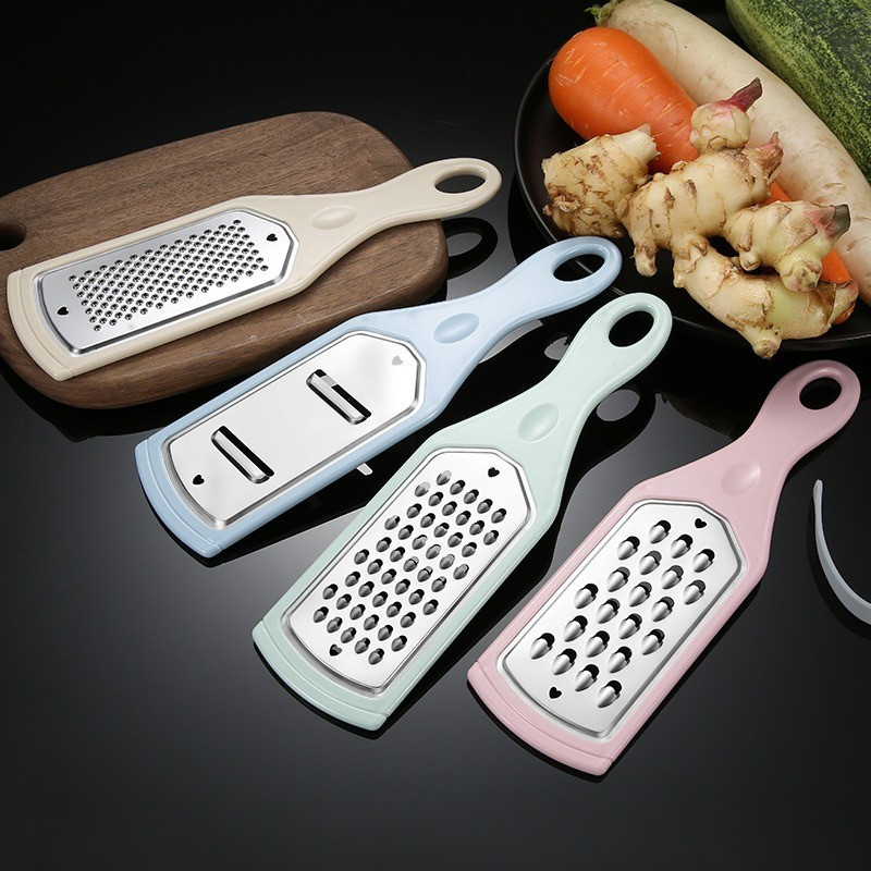 4-Piece Stainless Steel Vegetable Grater Set – Kitchen Cutting Tools