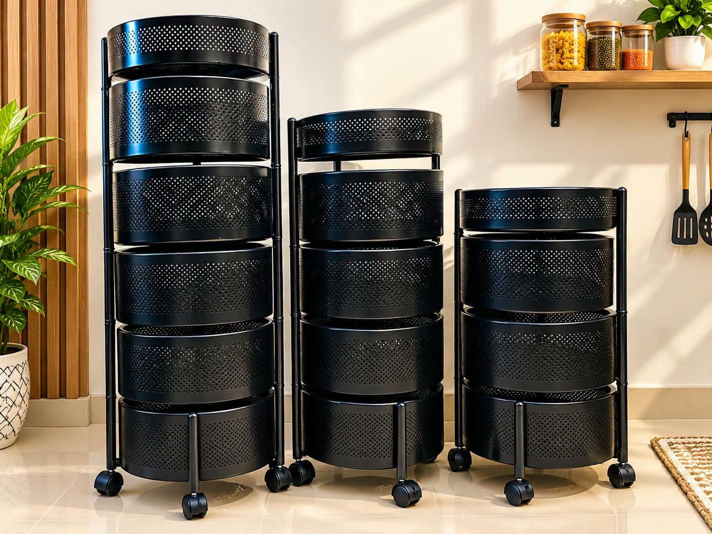 High Quality Steel Vegetable Storage Rack