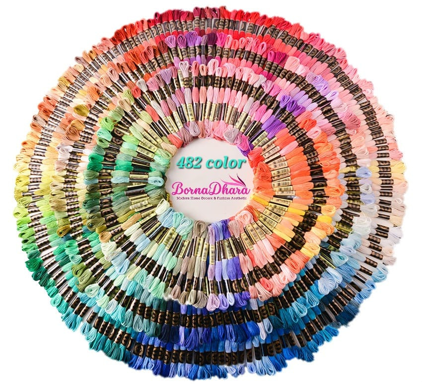 482 Colors Embroidery Thread – DMC-Compatible Cross Stitch Floss