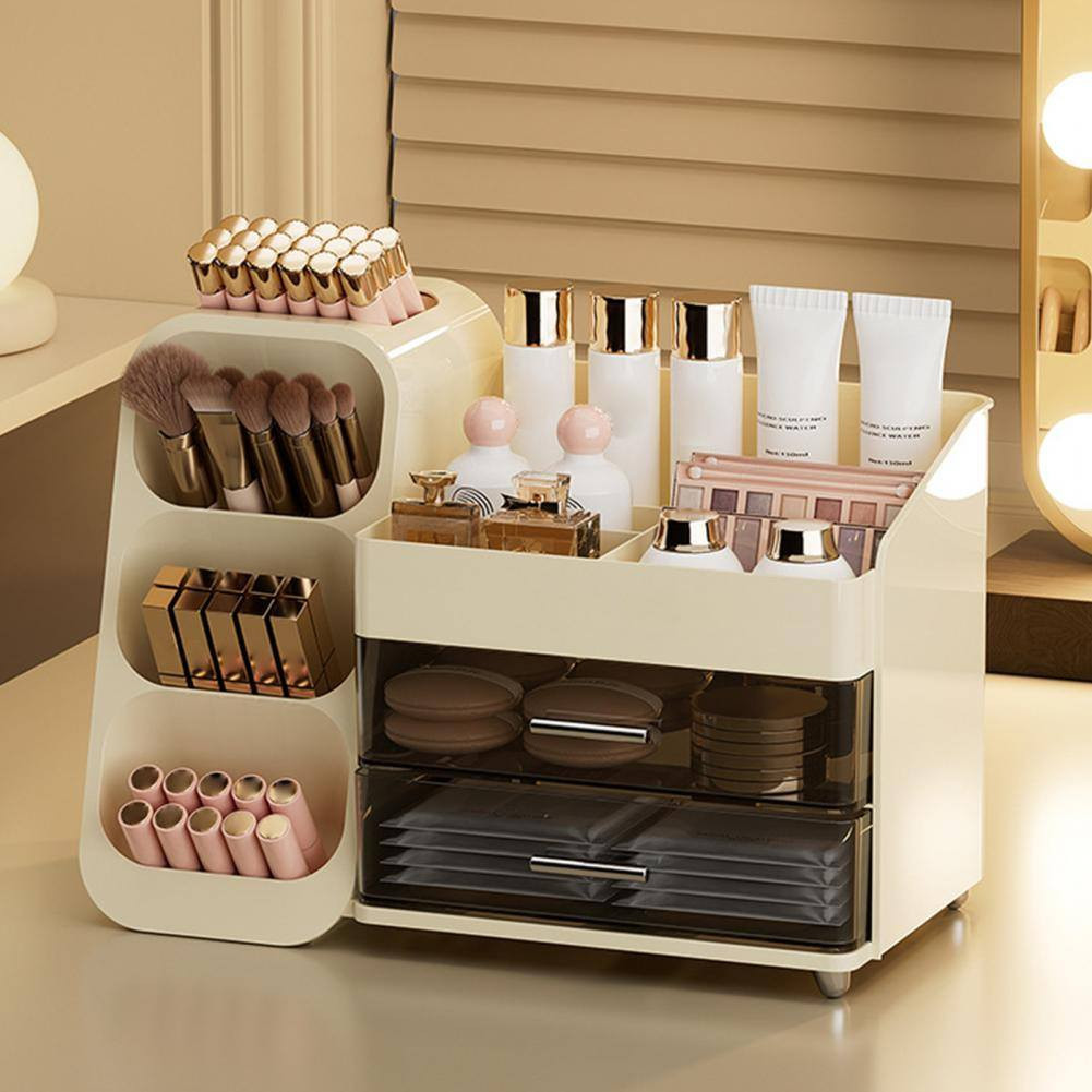 Makeup Organizer with Drawers for Vanity – Spacious Cosmetic Display Case