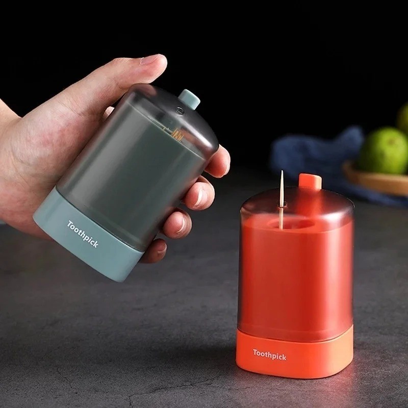 Auto press toothpick box