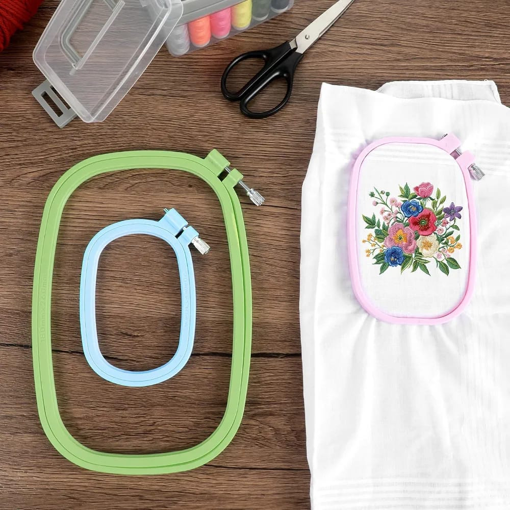Rectangular Embroidery Hoop – Cross Stitch & Punch Needle Frame