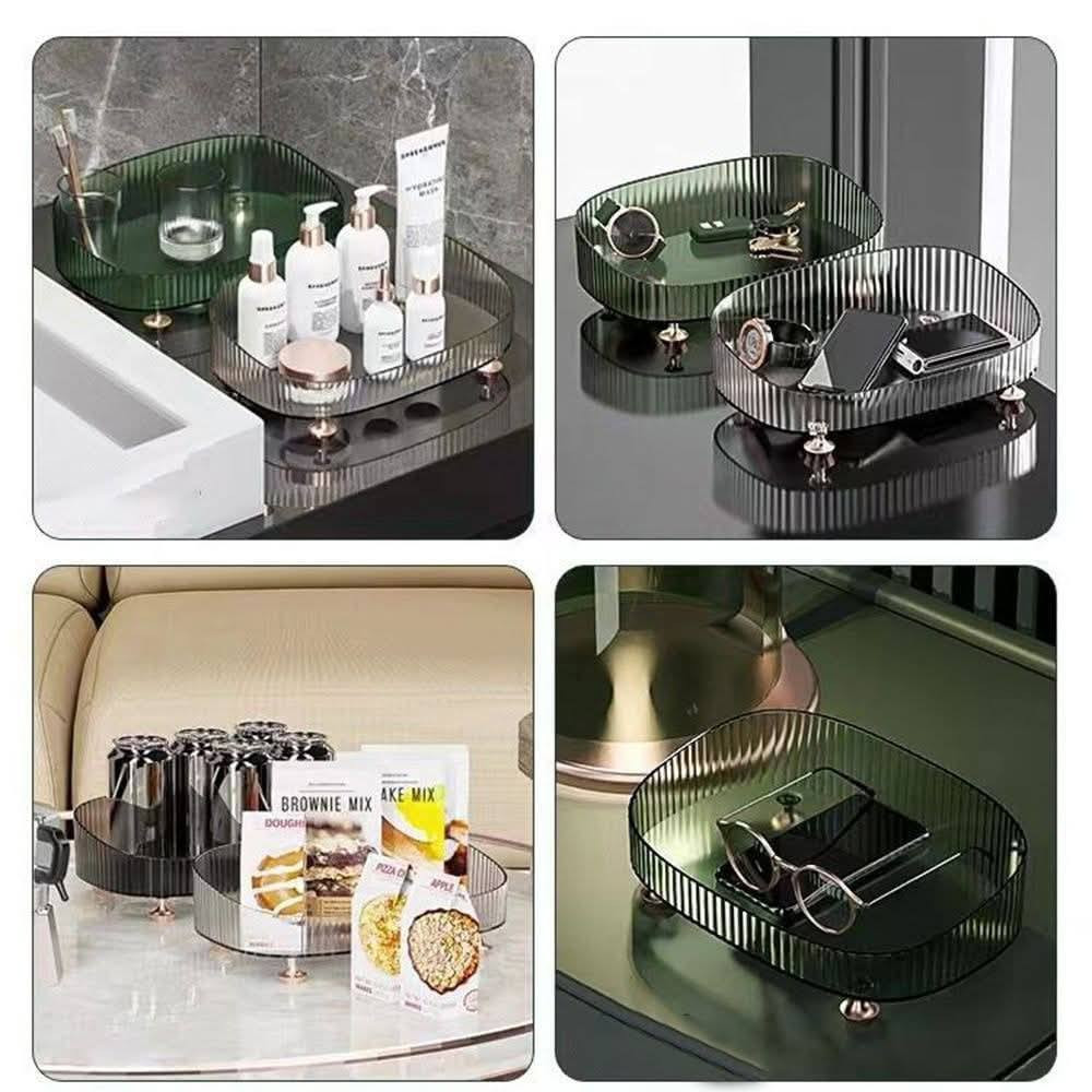 Luxury Makeup & Perfume Organizer Tray – Nordic Bathroom & Vanity Storage