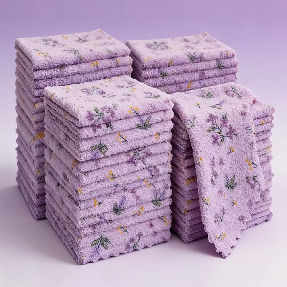 Microfiber Dry Cleaning Towels – Reusable Cleaning Cloth Set