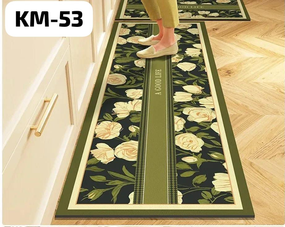European Style Anti-slip PVC Mat Set – Kitchen & Home Use
